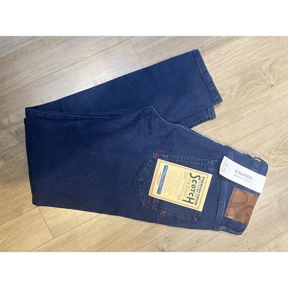 Scotch & Soda Men’s Ralston Regular‎ Slim Fit Premium Denim Designer Dark Blue - Picture 1 of 4
